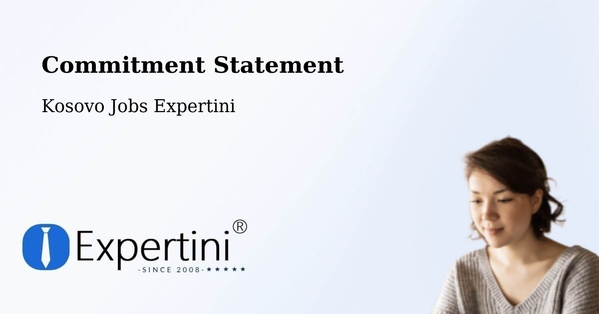 Corporate Commitment – Zveçan - Kosovo Jobs Expertini